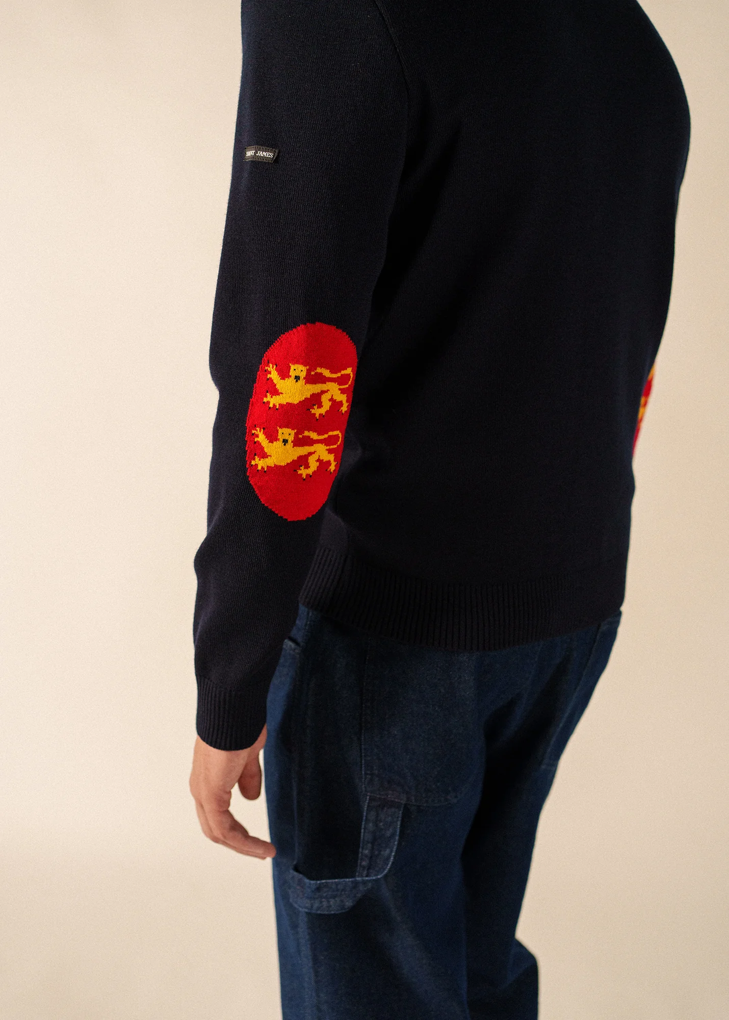 Cardigan coudières (NAVY/NORMANDIE) - Image 5