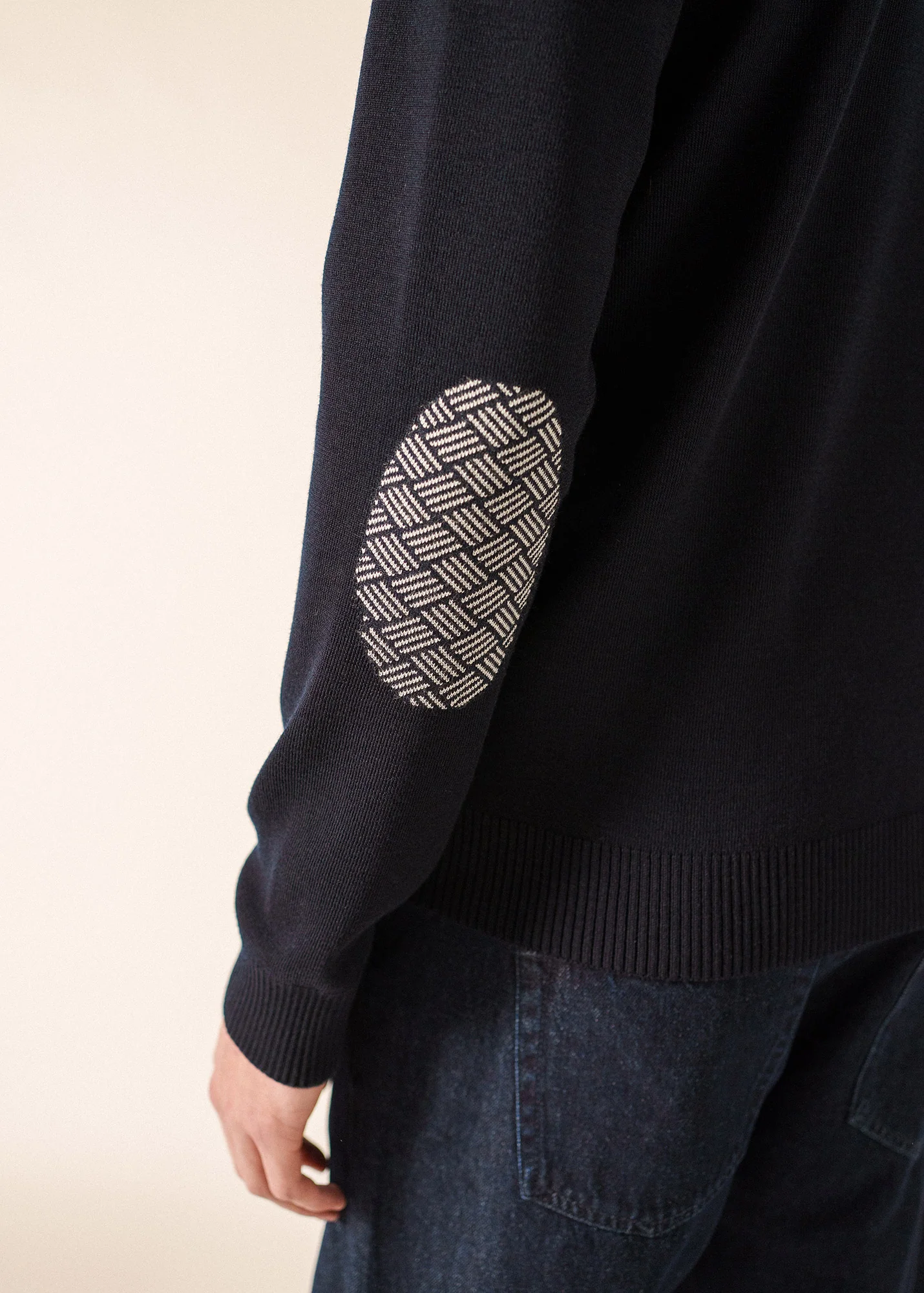 Cardigan Equipage (NAVY/ECUME) - Image 5