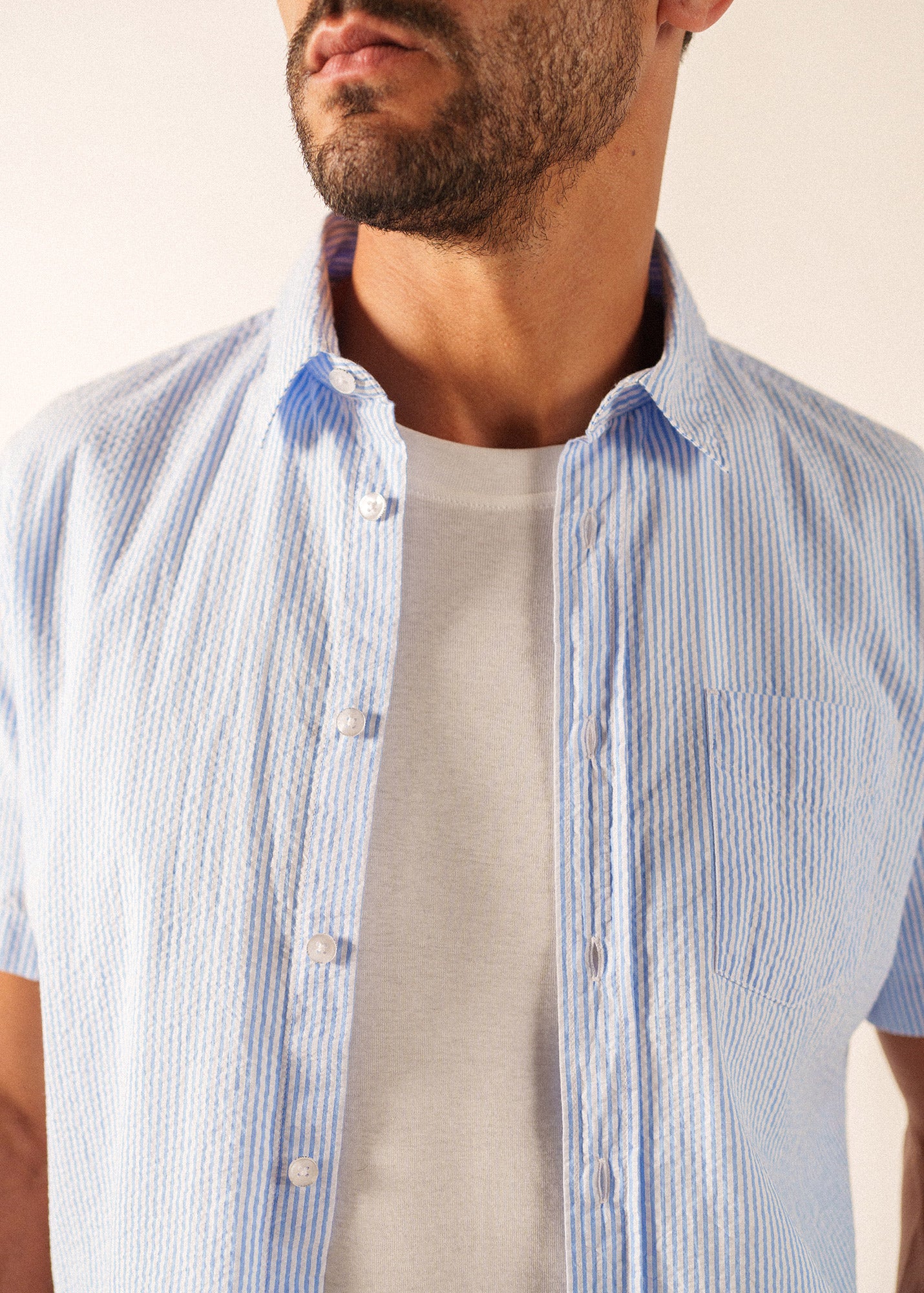 Chemise Jack (BLEU/BLANC) - Image 4