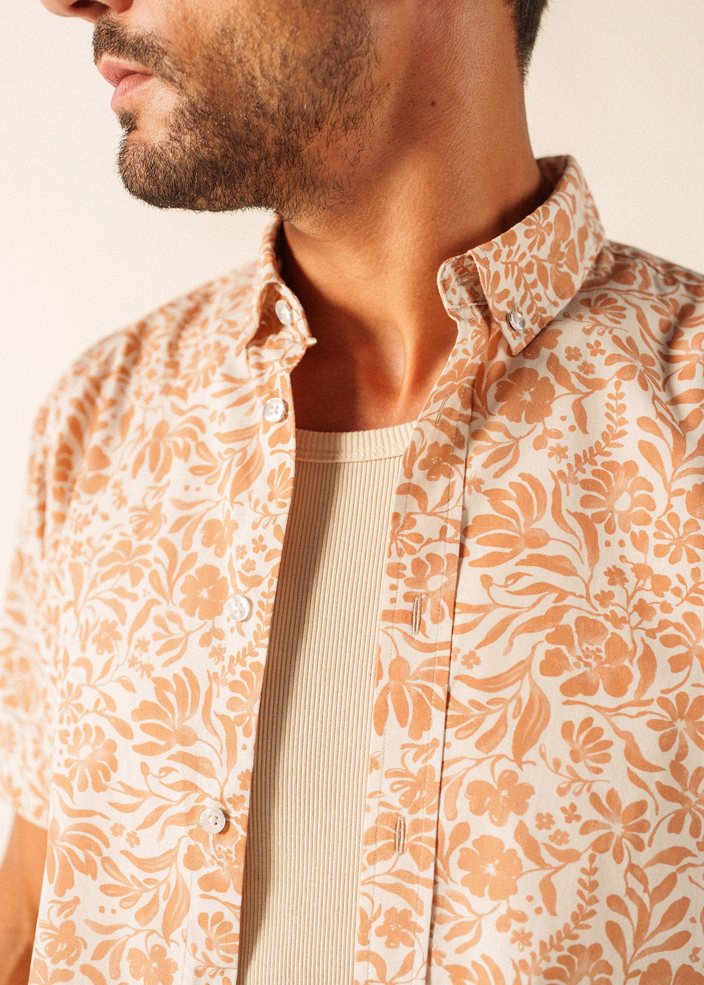 Chemise Lenny (BLANC/ARGILE) - Image 4