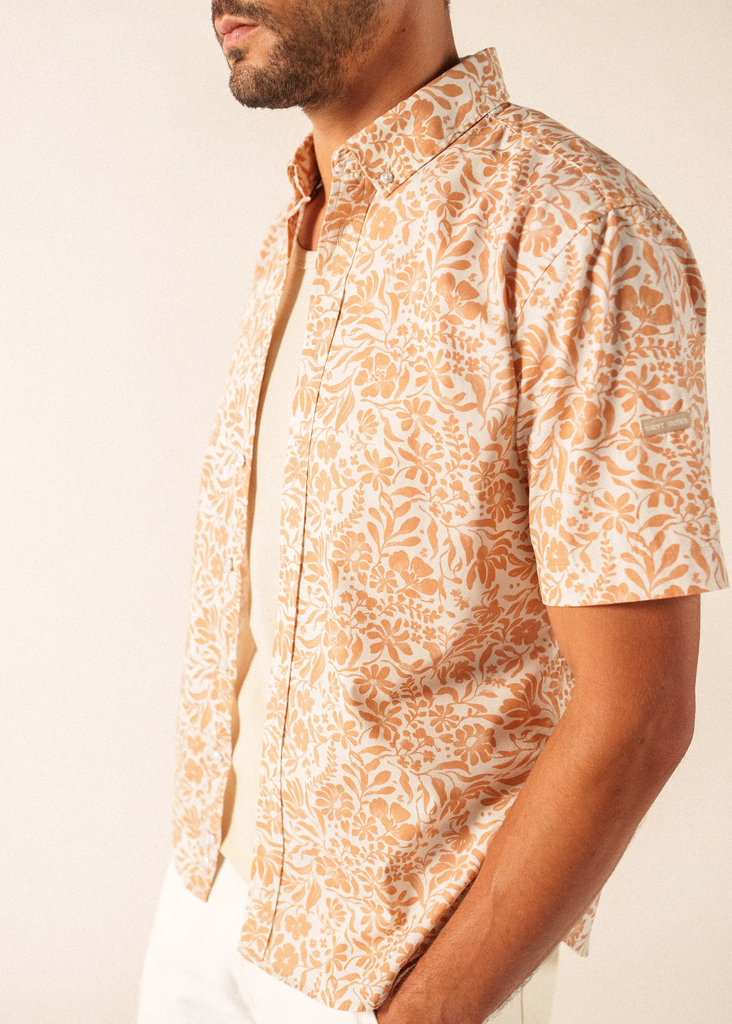 Chemise Lenny (BLANC/ARGILE) - Image 5