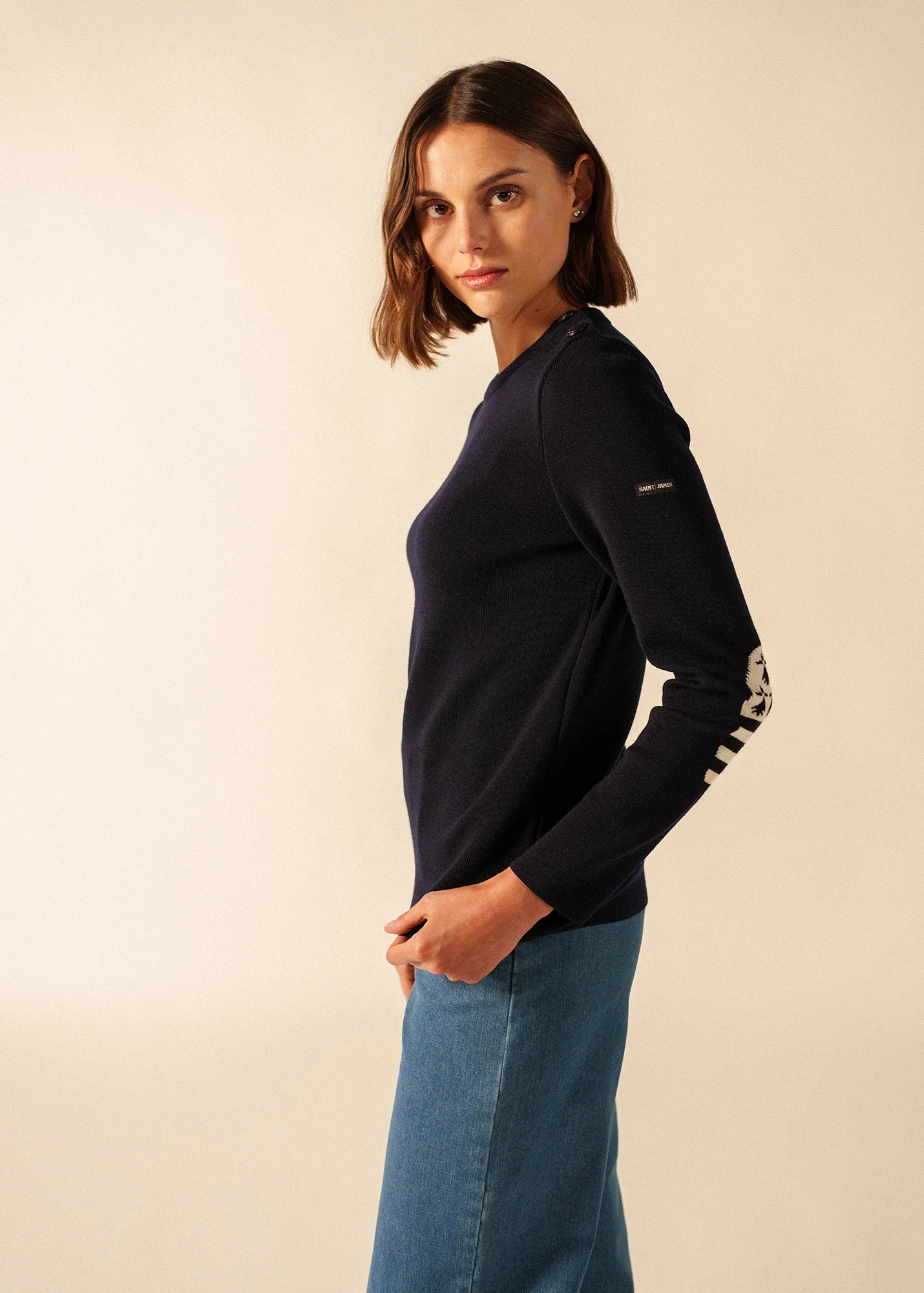 Pull Brégançon Bretagne (NAVY/MULTICO) - Image 3