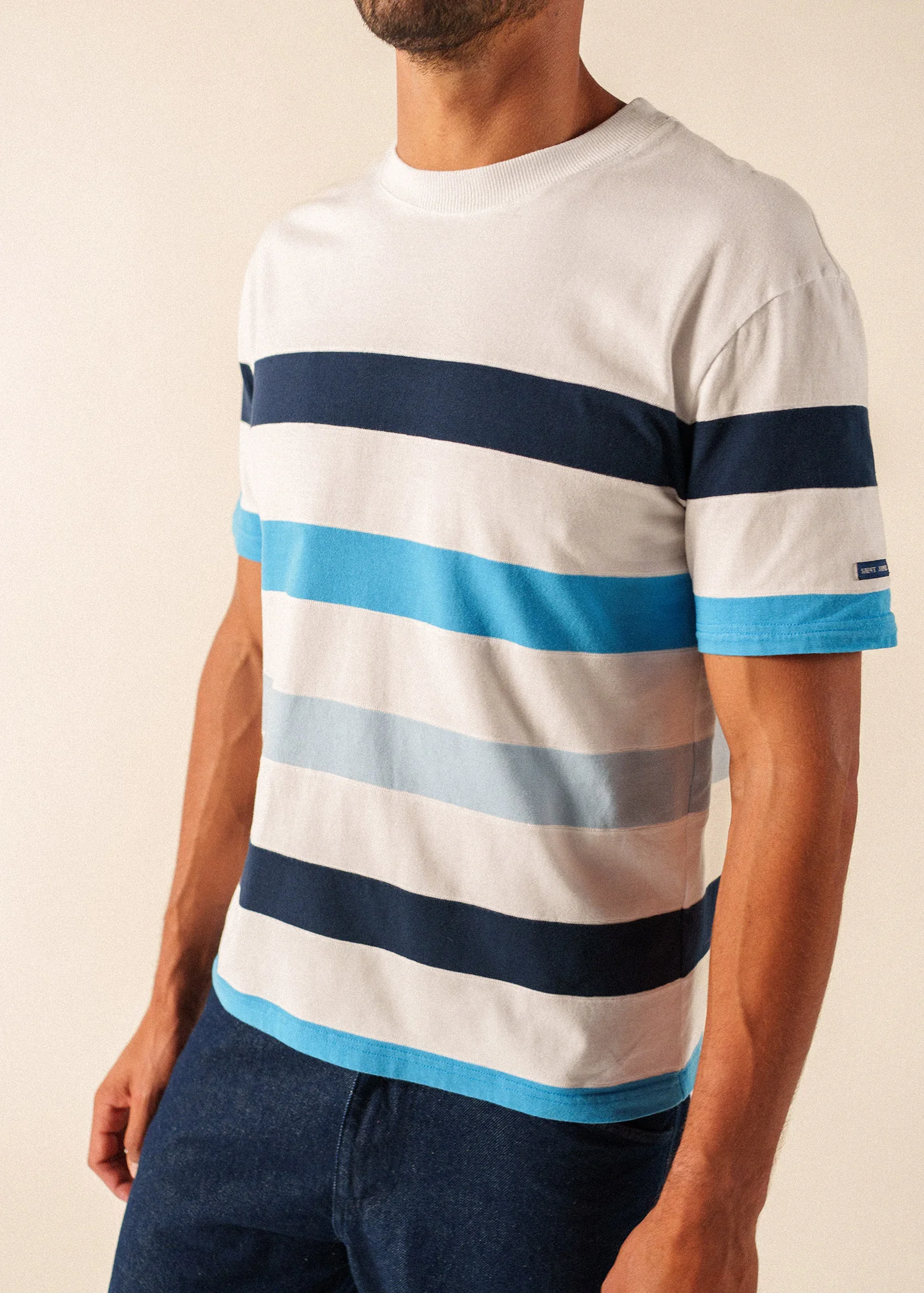 T-shirt Philéas (BLANC/FLOT) - Image 4