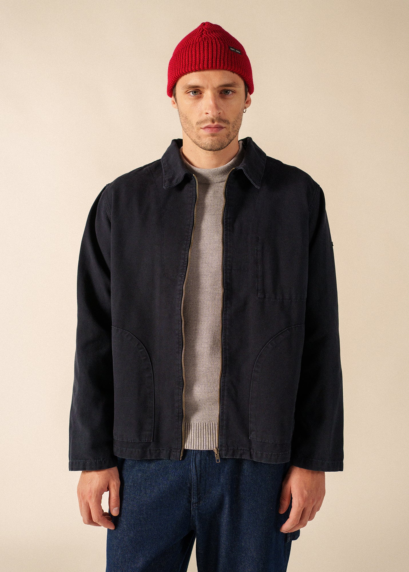 Veste workwear Zephyr - en toile (MARINE) - Image 3