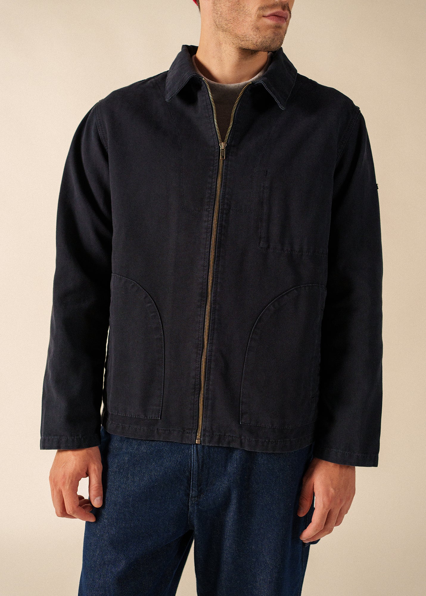 Veste workwear Zephyr - en toile (MARINE) - Image 5